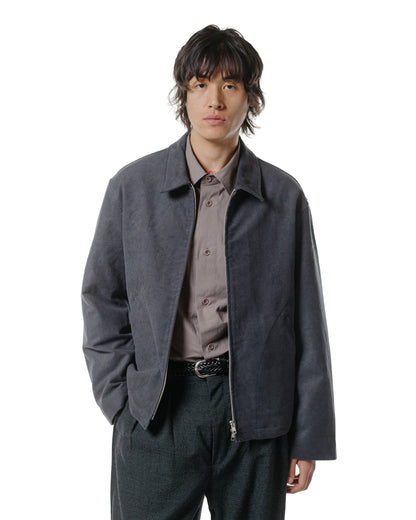 James Coward Site Jacket Grey Cotton Moleskin