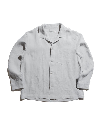 James Coward Travail Shirt Corsica Sky Welterweight Linen