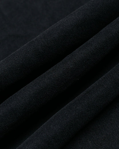 James Coward Workshop Shirt Black Moleskin fabric