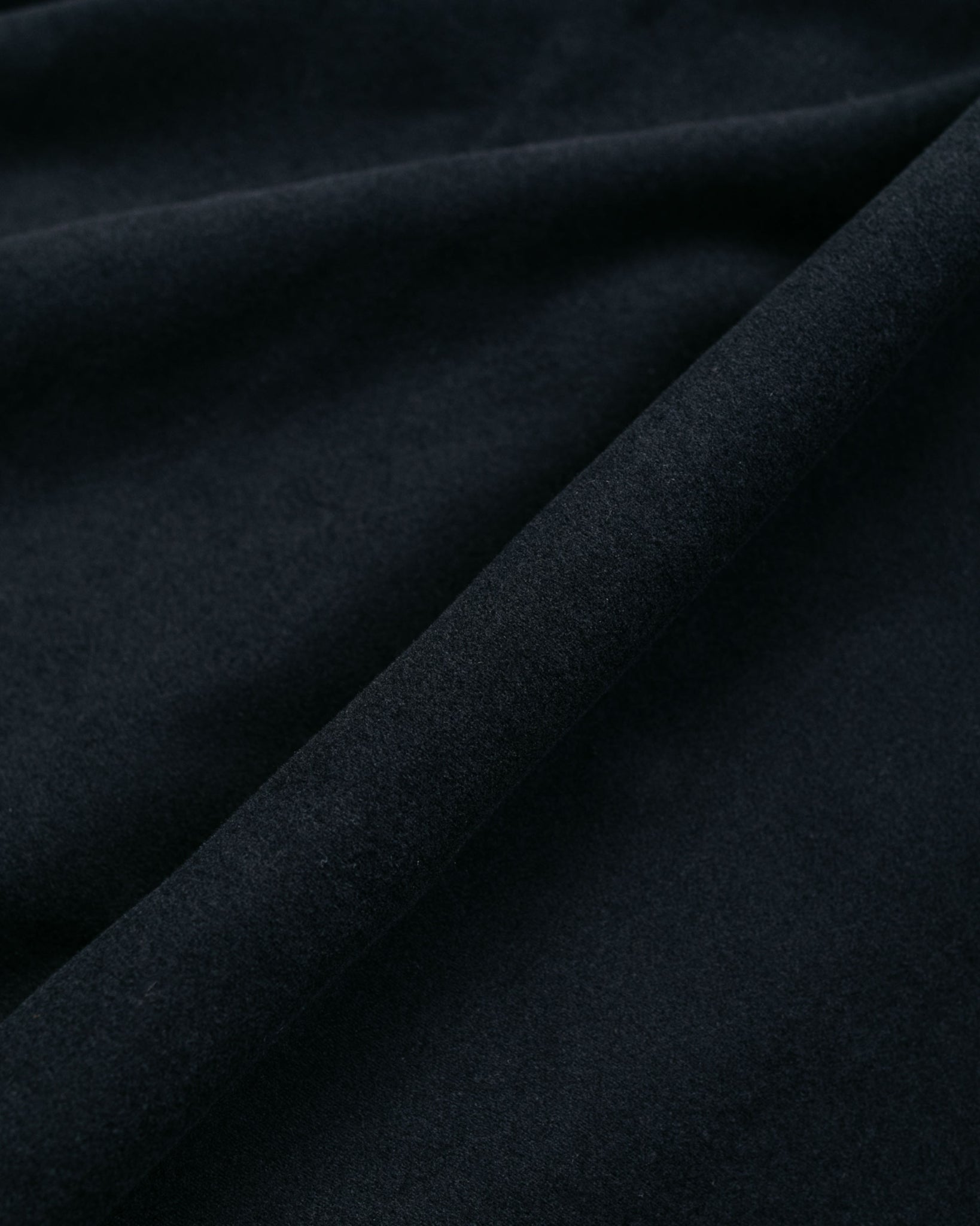 James Coward Workshop Shirt Dark Navy Moleskin fabric