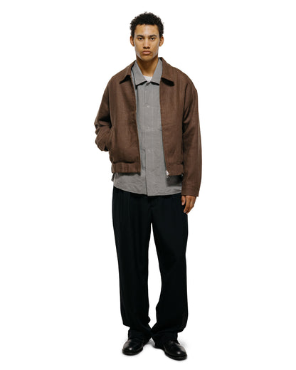 lost & found James Coward James Coward Workshop Shirt Flint Belgian Linen