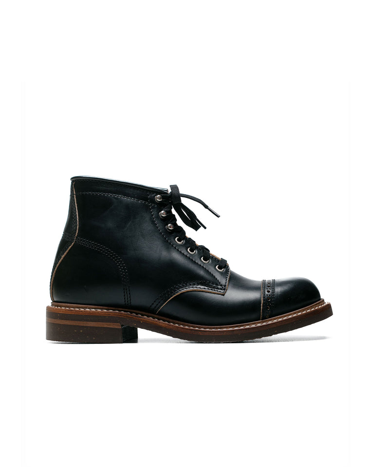 John Lofgren Bootmaker Combat Boots Horween Leather CXL Black