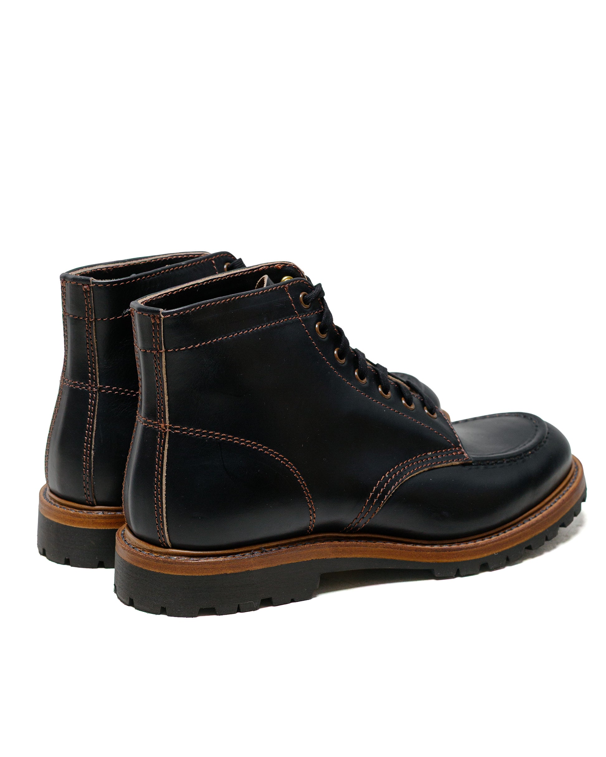 John Lofgren Bootmaker Chapman Boots Horween CXL Black