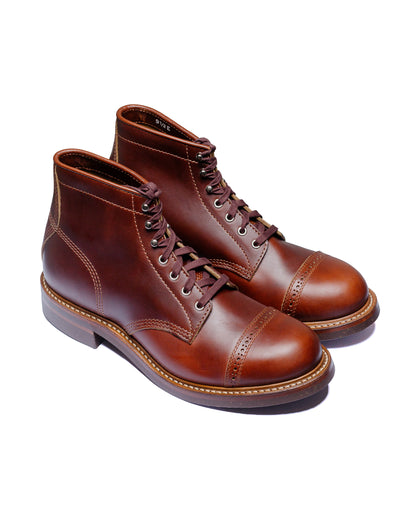 John Lofgren Bootmaker Combat Boots Horween Leather CXL Timber front side