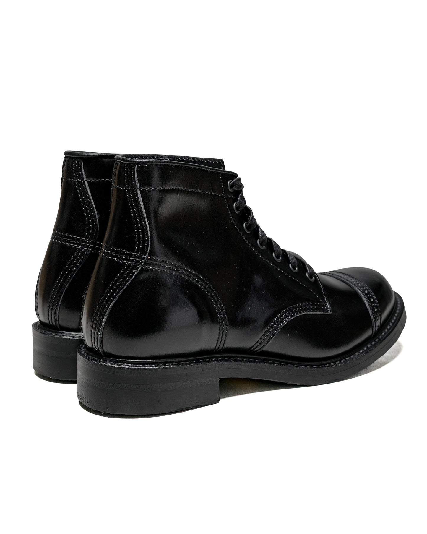 John Lofgren Bootmaker Combat Boots Shinki Hikaku Shell Cordovan Black Ops