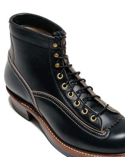 John Lofgren Bootmaker Donkey Puncher Boots Horween Leather CXL Black close