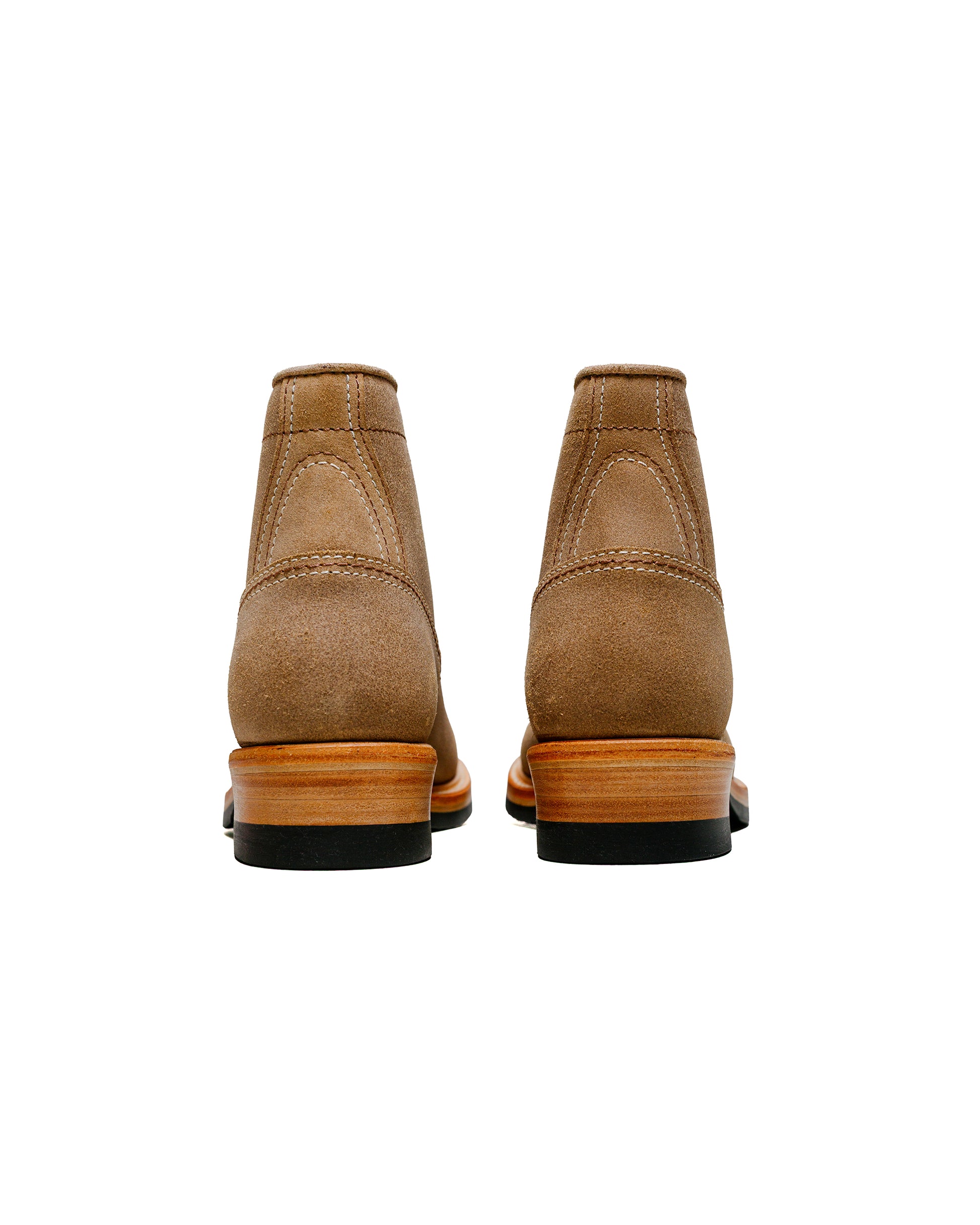 John Lofgren Bootmaker Donkey Puncher Boots Horween Leather CXL Natural Roughout