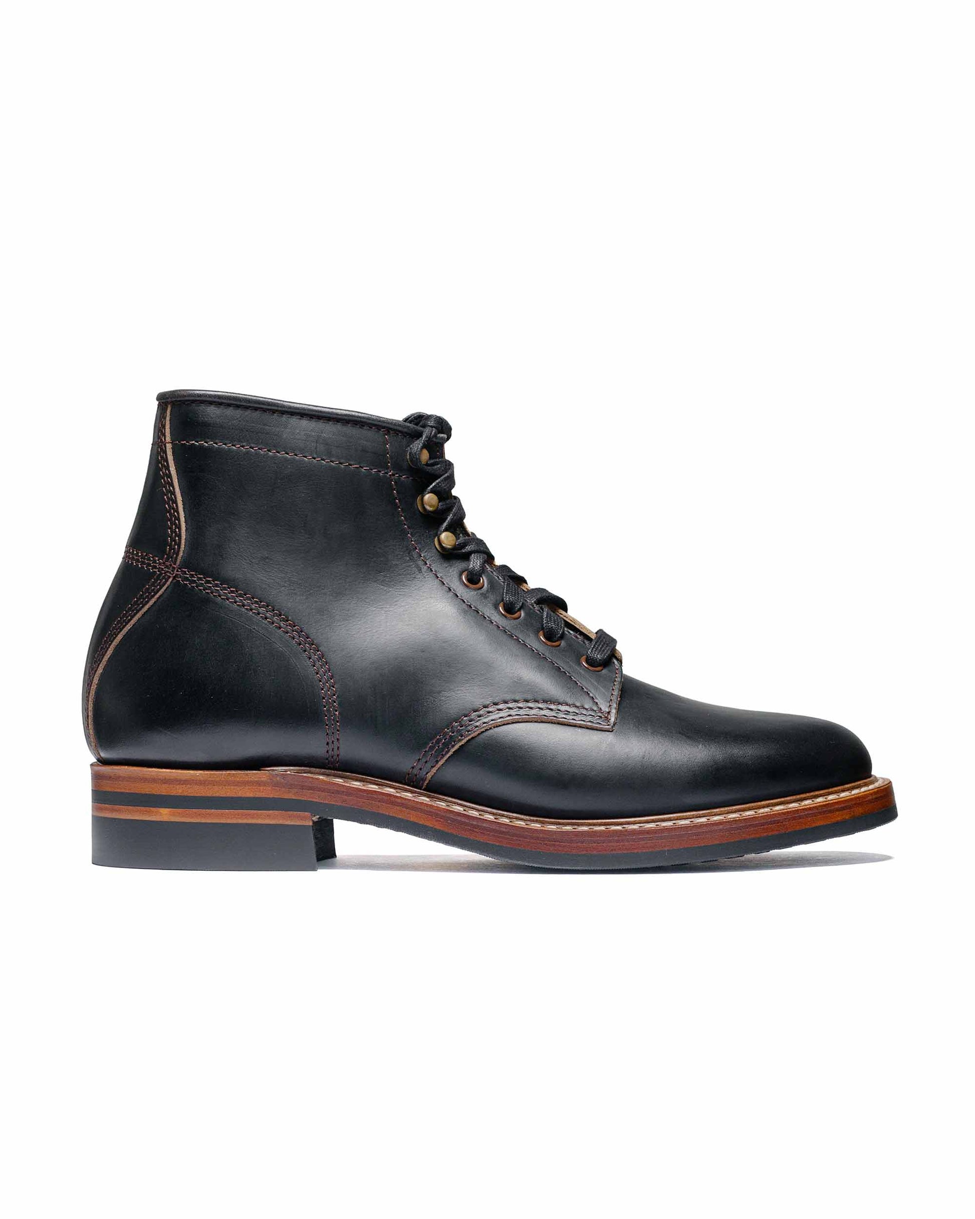 John Lofgren Bootmaker El Capitan Boots Horween Leather CXL Black