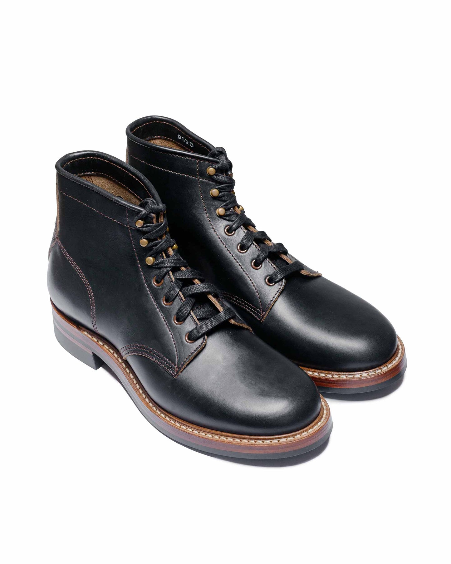 John Lofgren Bootmaker El Capitan Boots Horween Leather CXL Black front side