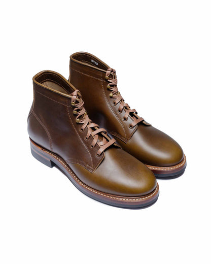 John Lofgren Bootmaker El Capitan Boots Horween Leather CXL Dark Olive front side