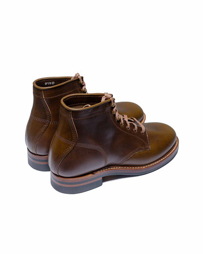 John Lofgren Bootmaker El Capitan Boots Horween Leather CXL Dark Olive back side