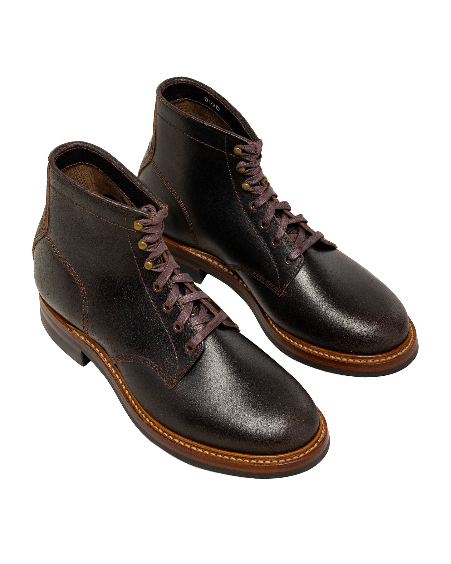 John Lofgren Bootmaker El Capitan Boots Horween Waxed Flesh Dark Brown