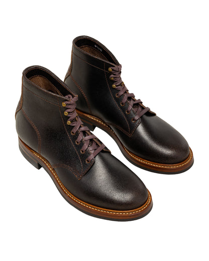 John Lofgren Bootmaker El Capitan Boots Horween Waxed Flesh Dark Brown