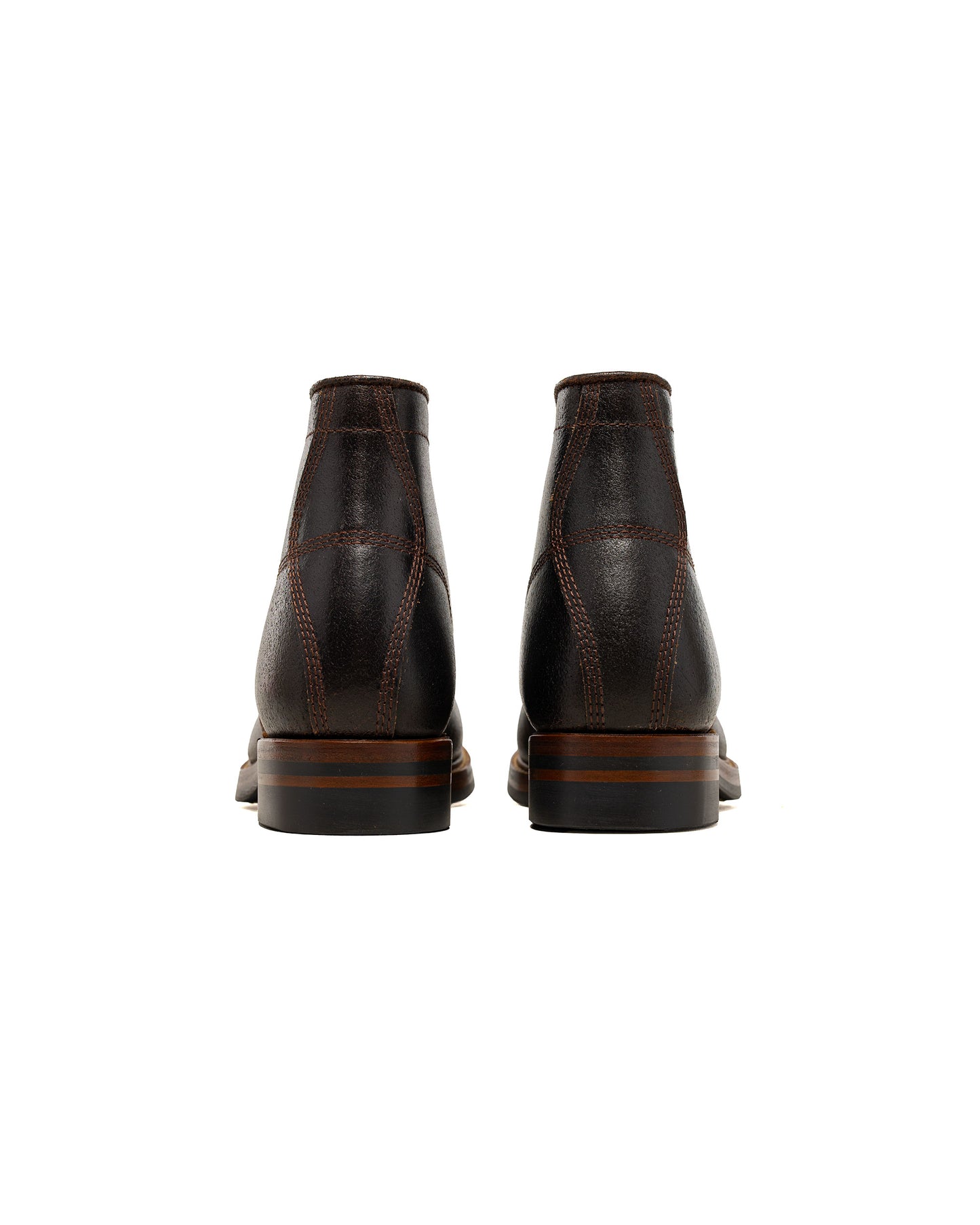 John Lofgren Bootmaker El Capitan Boots Horween Waxed Flesh Dark Brown
