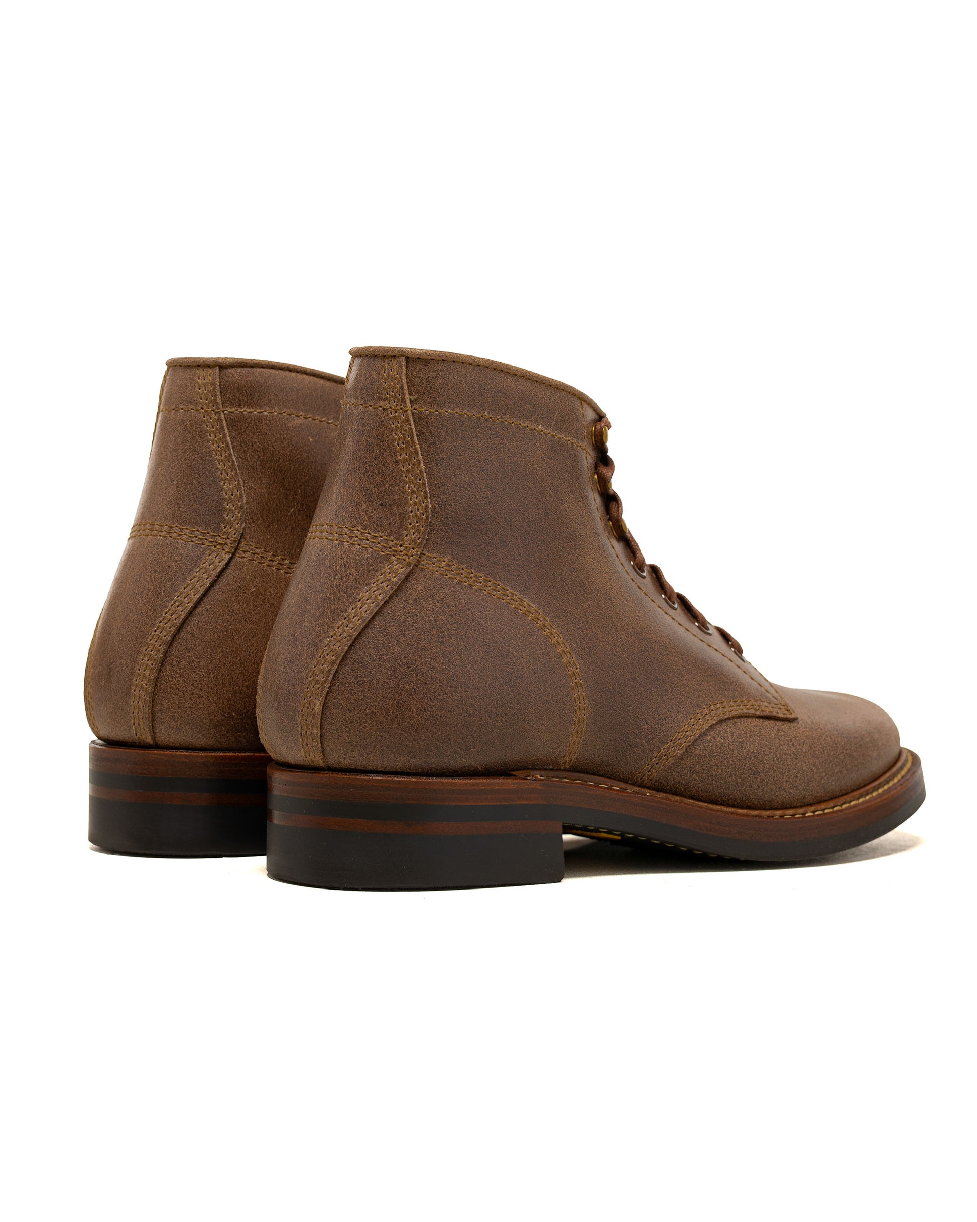 John Lofgren Bootmaker El Capitan Boots Horween Waxed Flesh Natural