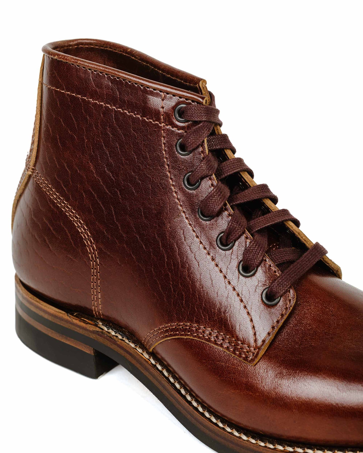 John Lofgren Bootmaker Ludlow Boots Shinki Hikaku Horsebutt Timber Detail