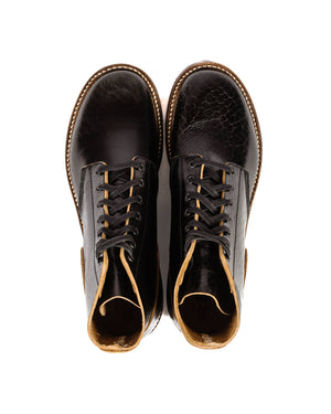 John Lofgren Bootmaker M-43 Service Shoes Shinki Hikaku Black/Tea-Core Horsebutt Top
