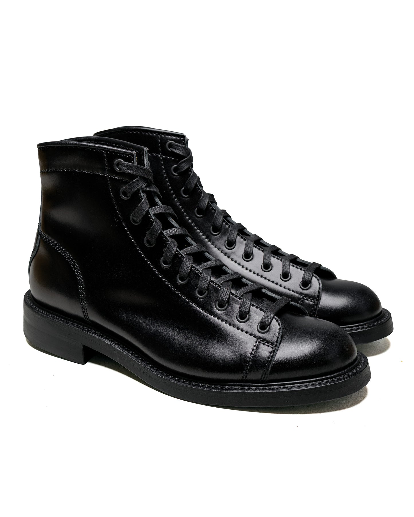 John Lofgren Bootmaker Monkey Boots Shinki Hikaku Shell Cordovan Black Ops