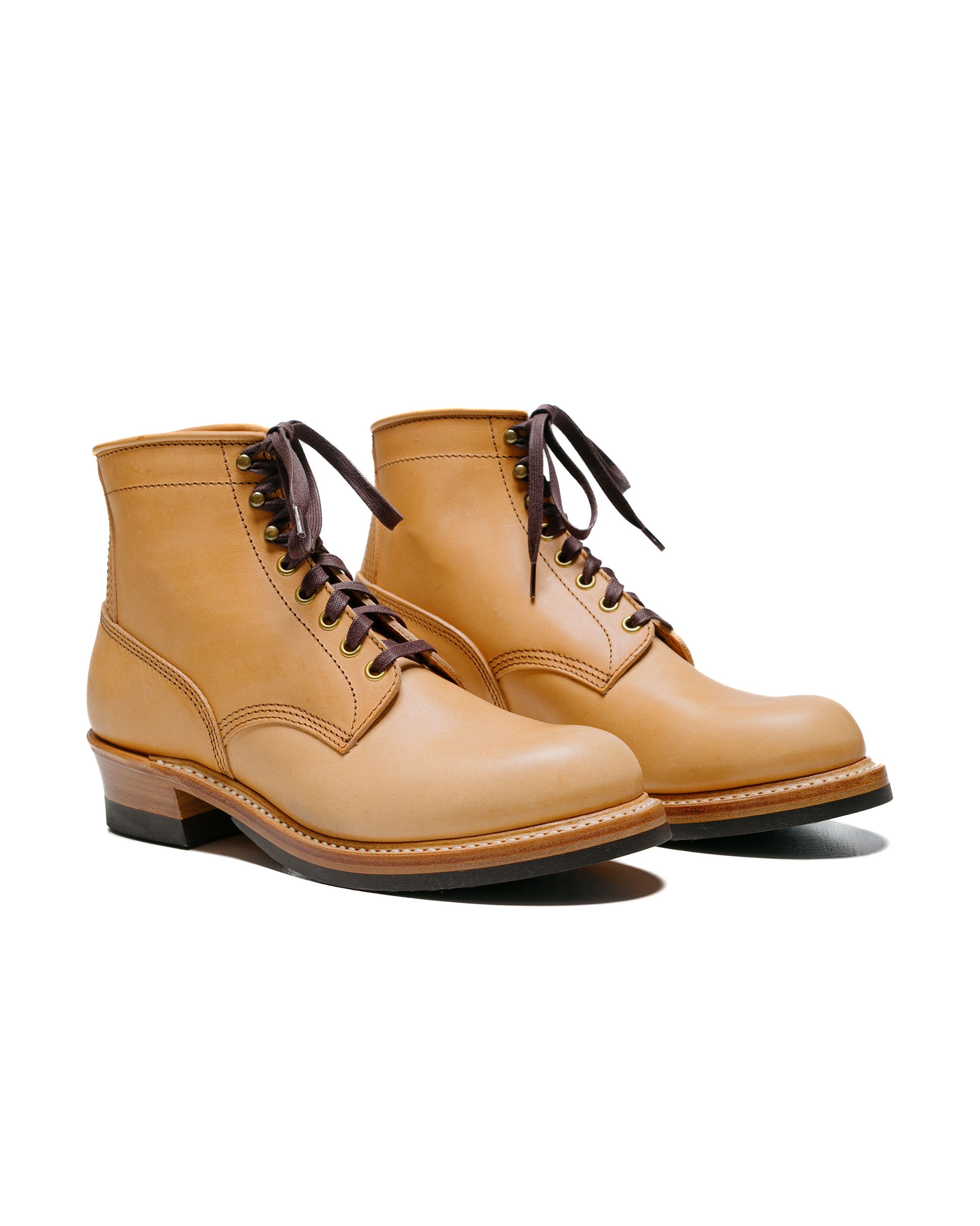 John Lofgren Bootmaker Steel Gang SW Boots Badalassi Carlo Vegetable Tanned Leather Bone side