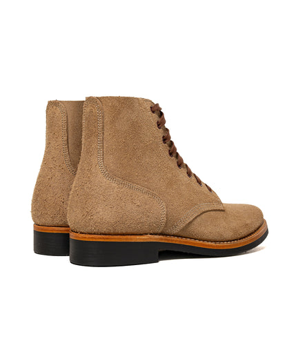 John Lofgren Bootmaker US Navy N-1 Field Shoes Boondockers CXL Natural Roughout