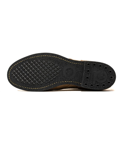 John Lofgren Bootmaker US Navy N-1 Field Shoes Boondockers CXL Natural Roughout