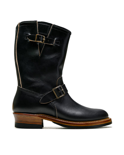 John Lofgren Bootmaker Wabash Engineer Boots Horween CXL Black