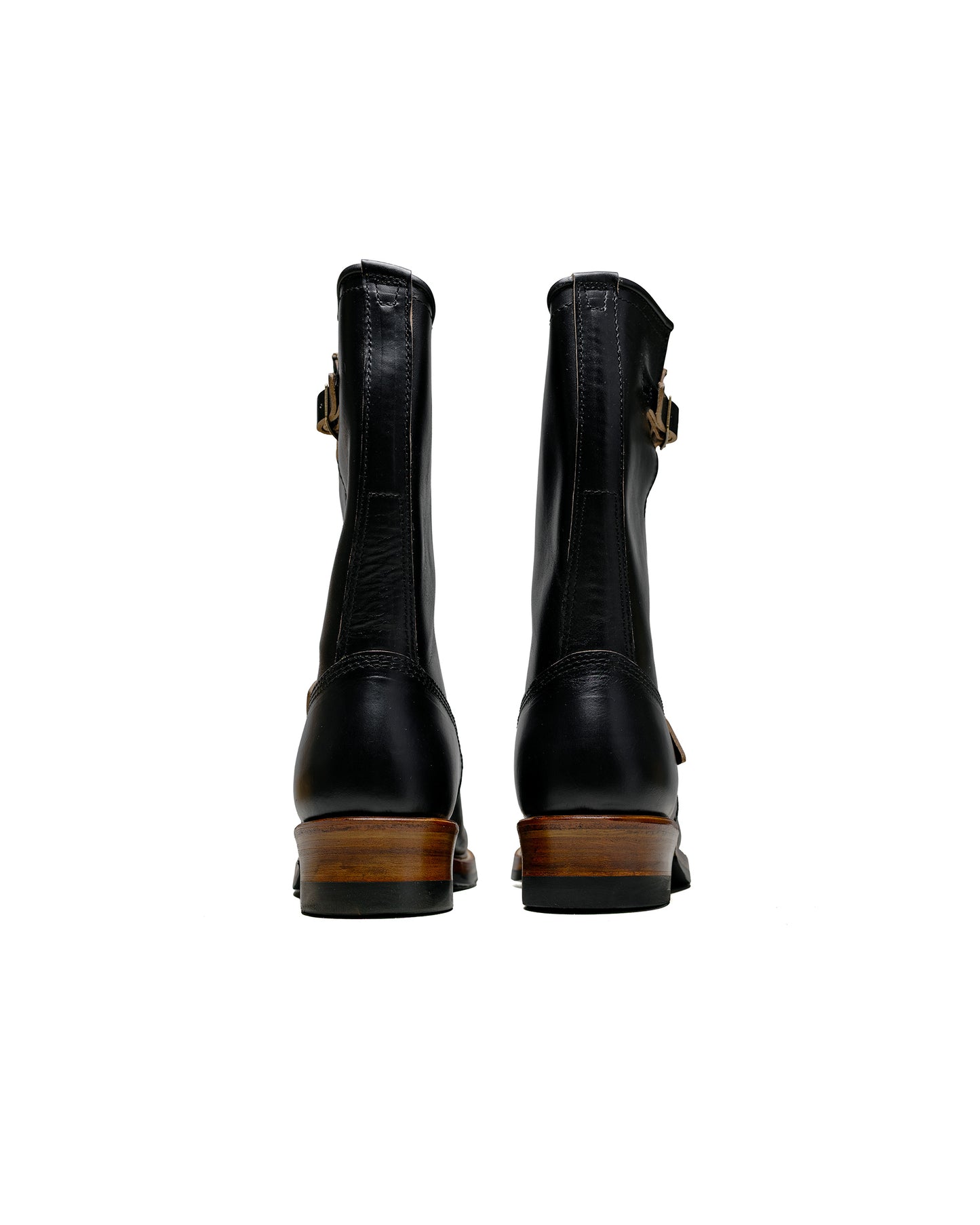 John Lofgren Bootmaker Wabash Engineer Boots Horween CXL Black