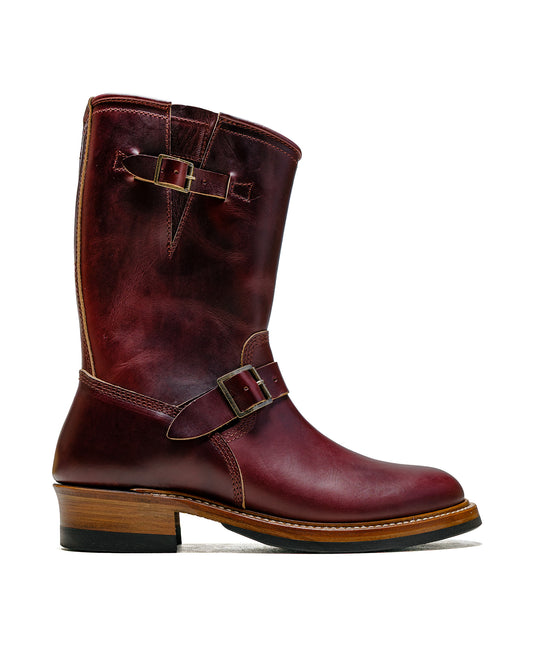 John Lofgren Bootmaker Wabash Engineer Boots Horween CXL Burgundy