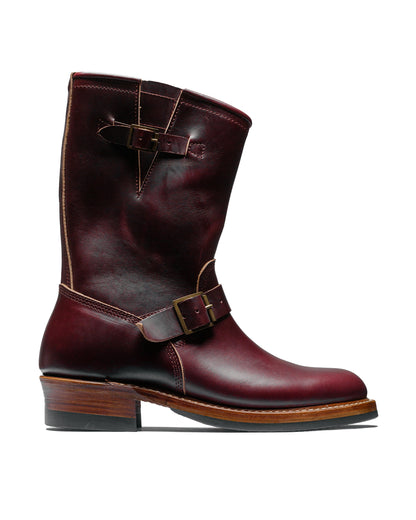 John Lofgren Bootmaker Wabash Engineer Boots Horween CXL Burgundy