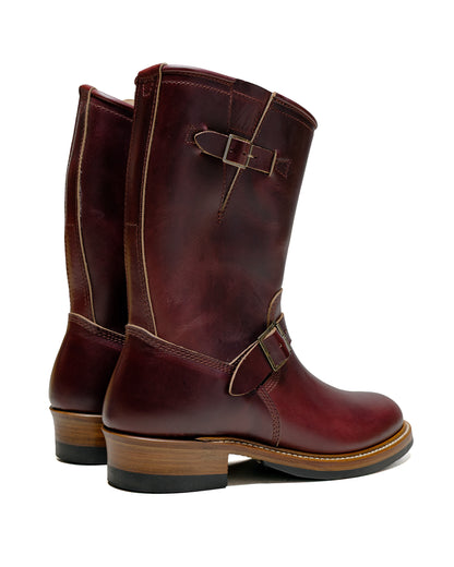 John Lofgren Bootmaker Wabash Engineer Boots Horween CXL Burgundy