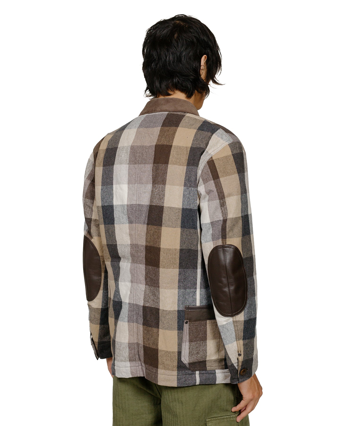 Junya Watanabe MAN Check Blouson Brown/Black model back