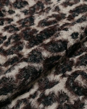 Junya Watanabe MAN Leopard Cardigan Brown/Black fabric