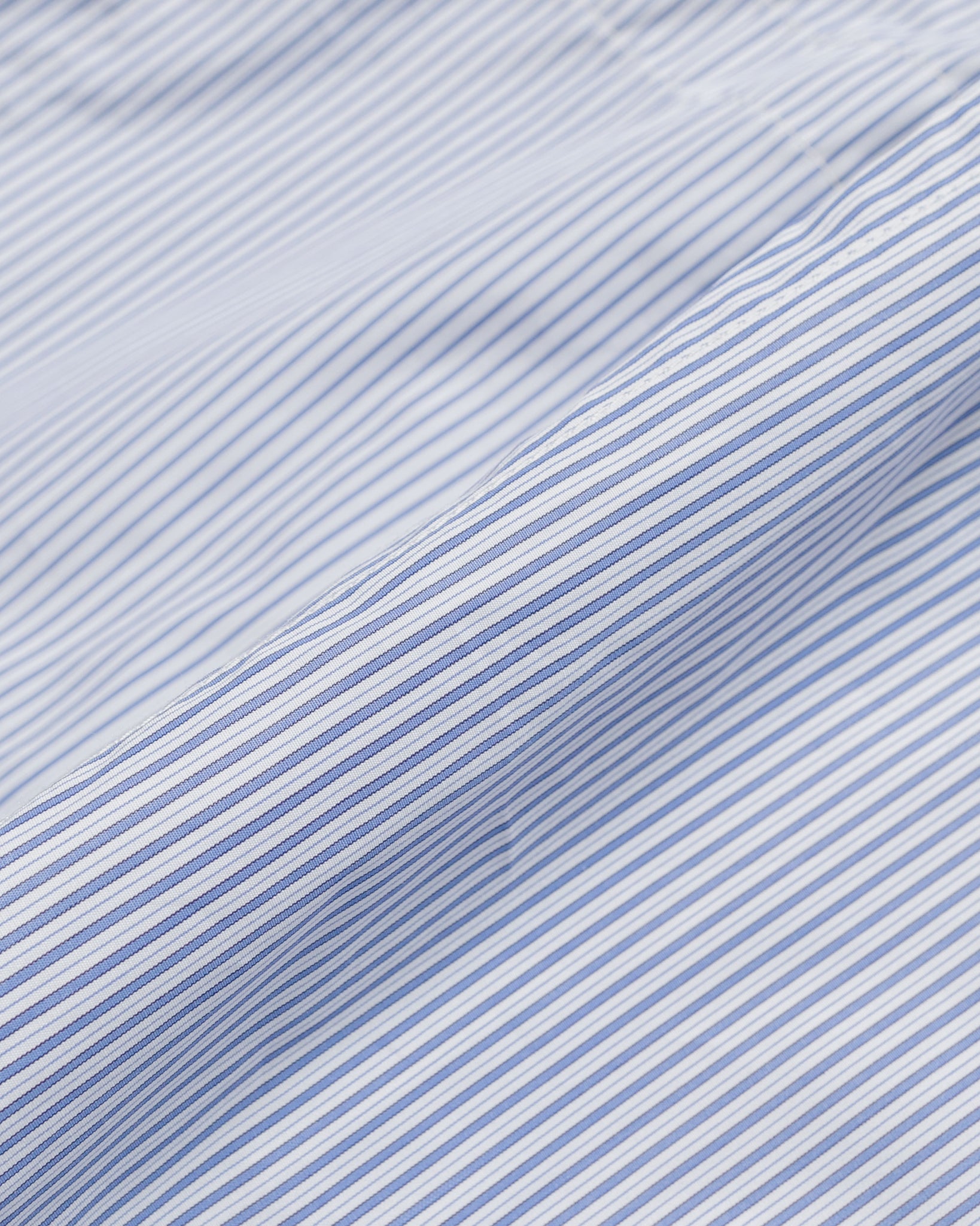 Junya Watanabe MAN Reversible Striped Check Shirt Blue fabric