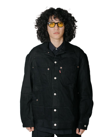 Junya Watanabe MAN x Levi's Cotton Wool Denim Jacket Black