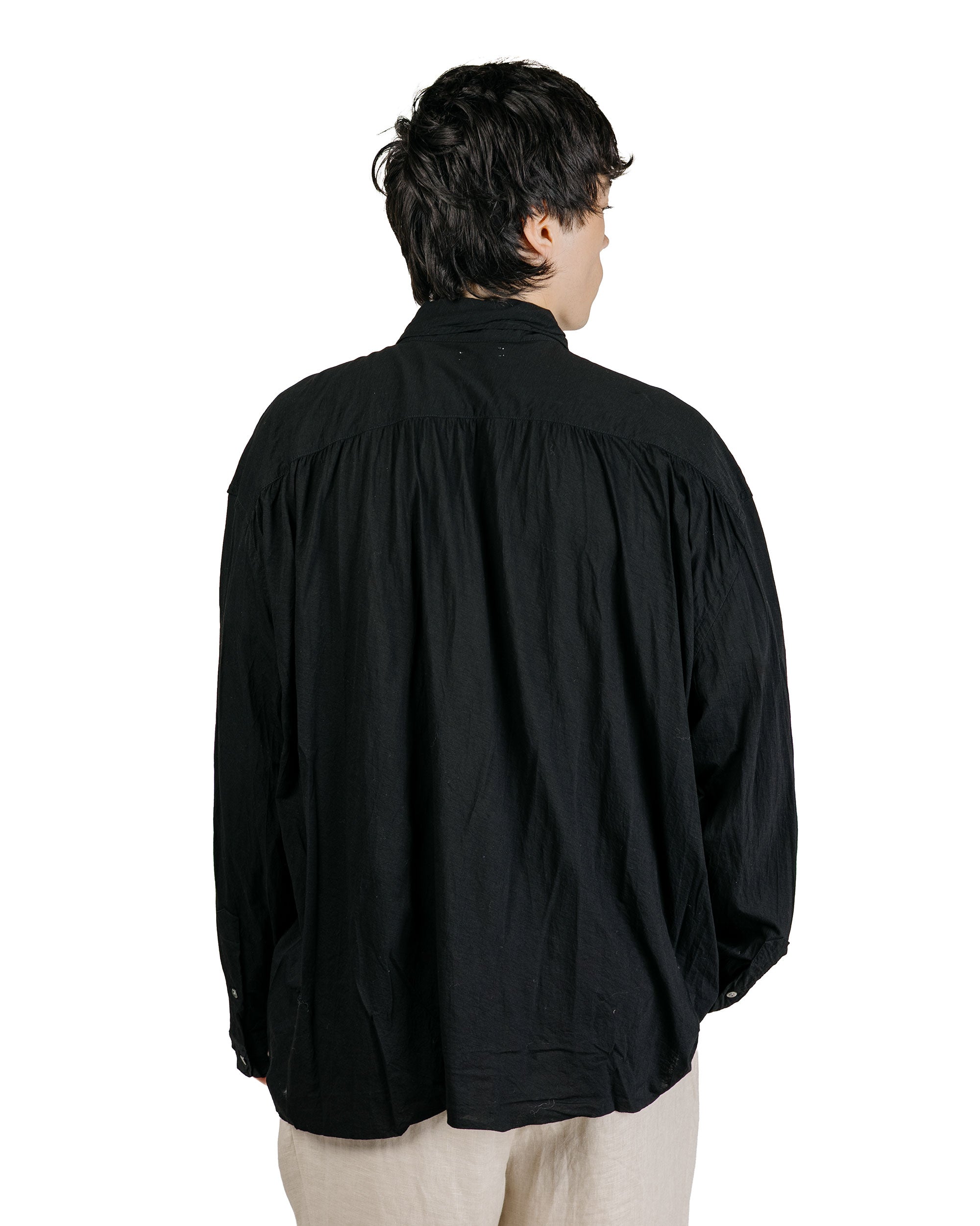 トップス KANEMASA PHIL. 46G Artisan L/S Shirt KANEMASA PHIL 46G Artisan Shirt Black Dye