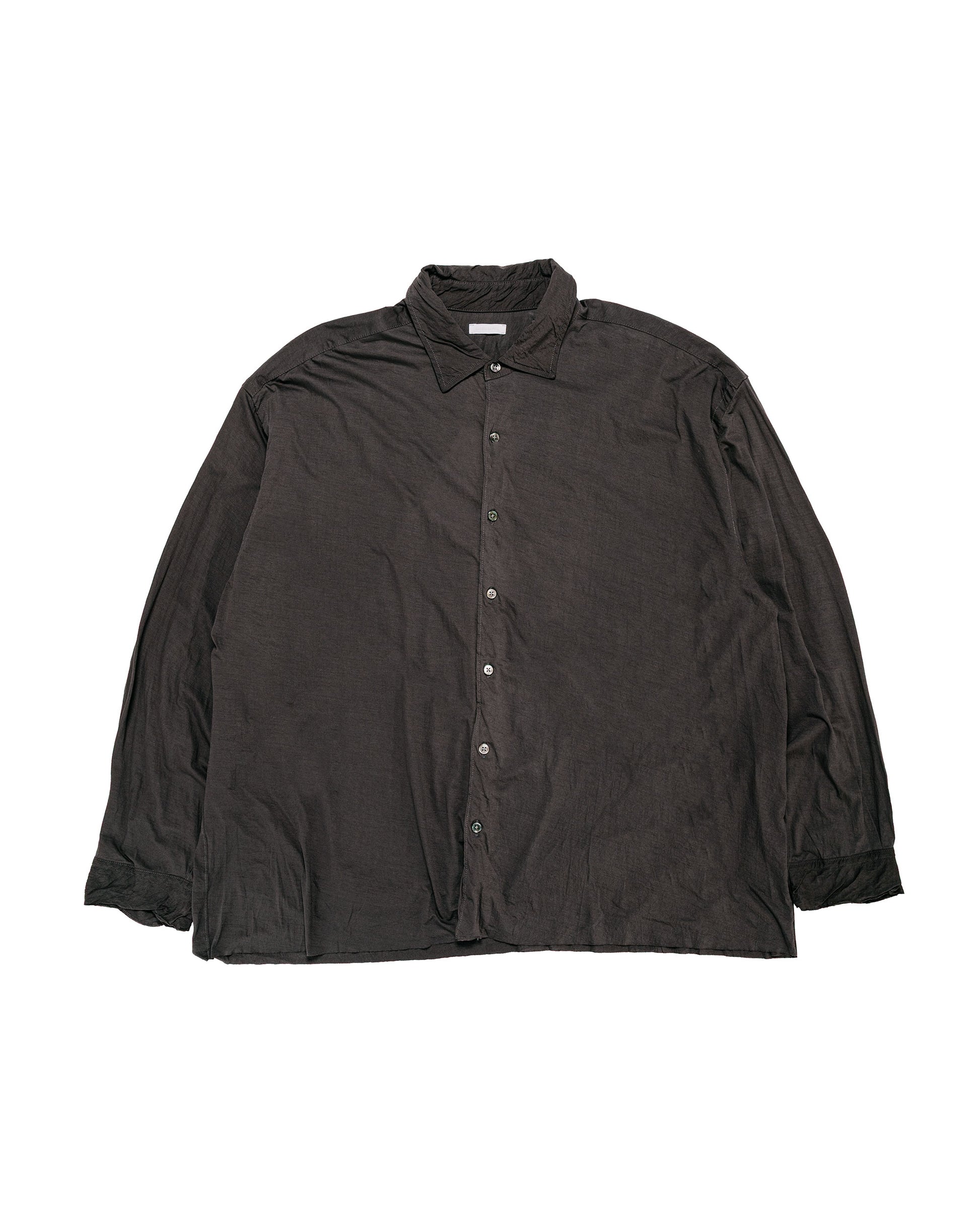 KANEMASA PHIL 46G Artisan Shirt Charcoal Dye
