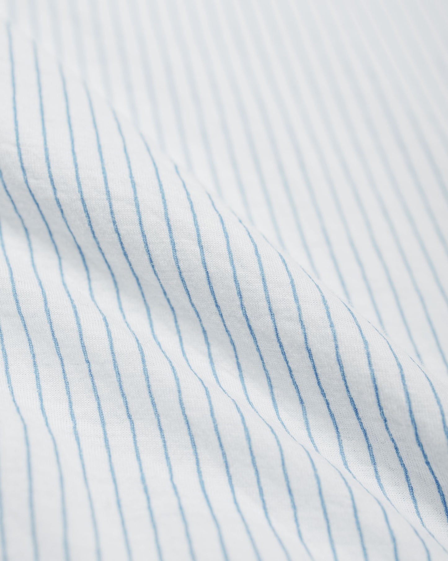 KANEMASA PHIL 46G Stripe Artisan Shirt White Blue Dye