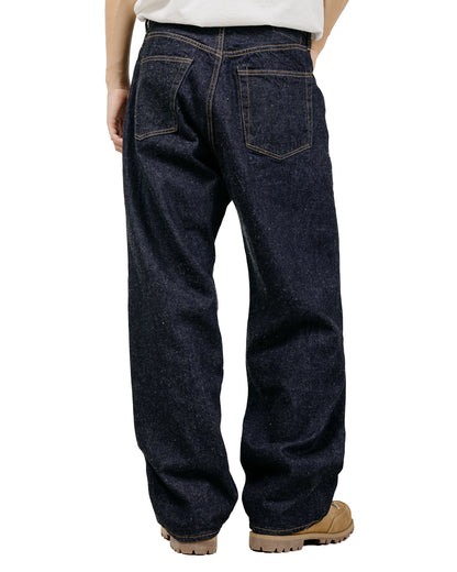 KAPTAIN SUNSHINE 5P Straight Denim Pants Indigo One Wash
