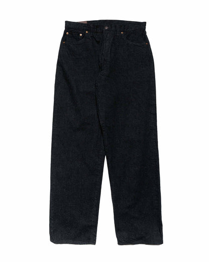 KAPTAIN SUNSHINE 5P Zipper Front Denim Pants Black One Wash