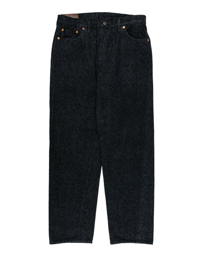 KAPTAIN SUNSHINE 5P Zipper Front Denim Pants Black One Wash