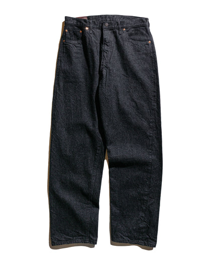 KAPTAIN SUNSHINE 5P Zipper Front Denim Pants Black One Wash