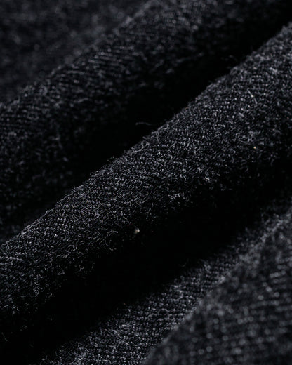 KAPTAIN SUNSHINE 5P Zipper Front Denim Pants Black One Wash