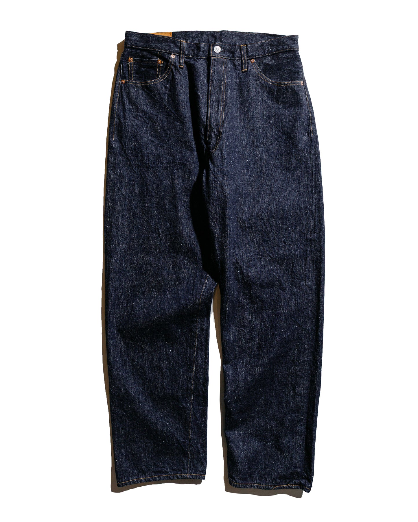 KAPTAIN SUNSHINE 5P Zipper Front Denim Pants Indigo One Wash