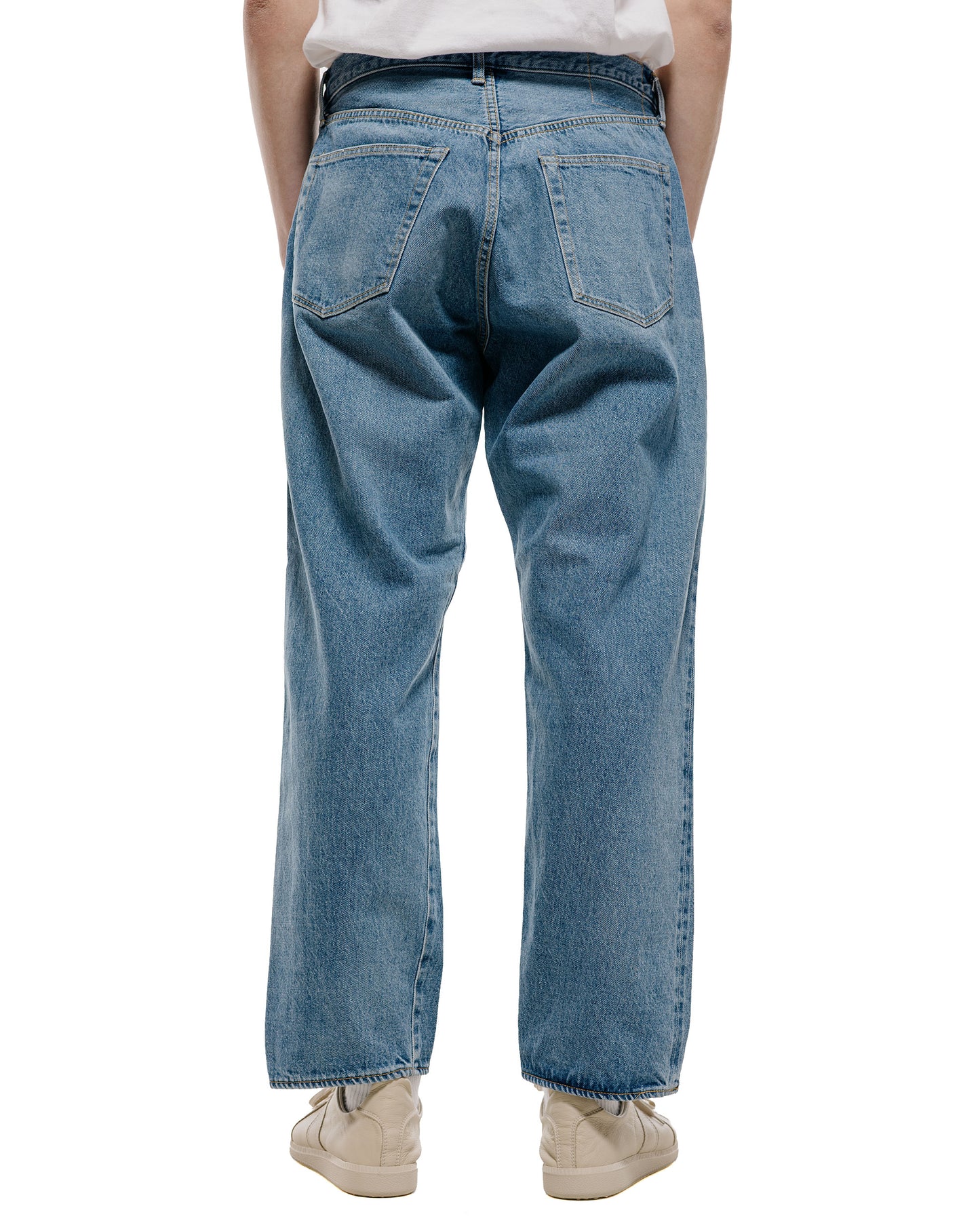 lost & found KAPTAIN SUNSHINE KAPTAIN SUNSHINE 5P Zipper Front Denim Pants Indigo Vintage Wash
