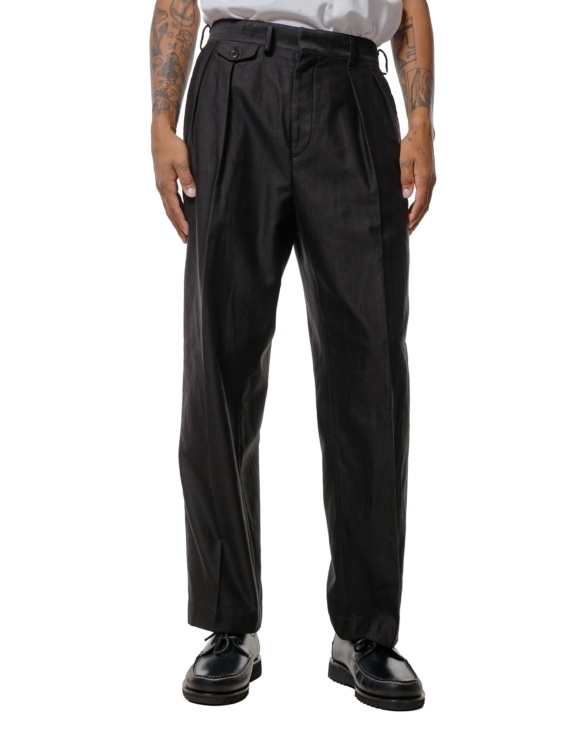 KAPTAIN SUNSHINE Belted Riviera Pants Black
