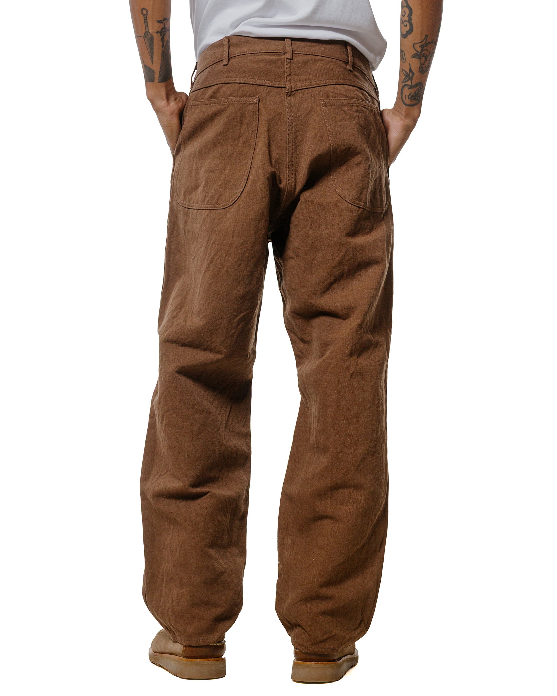 KAPTAIN SUNSHINE Cotton Hemp Painter Pant Kakishibu