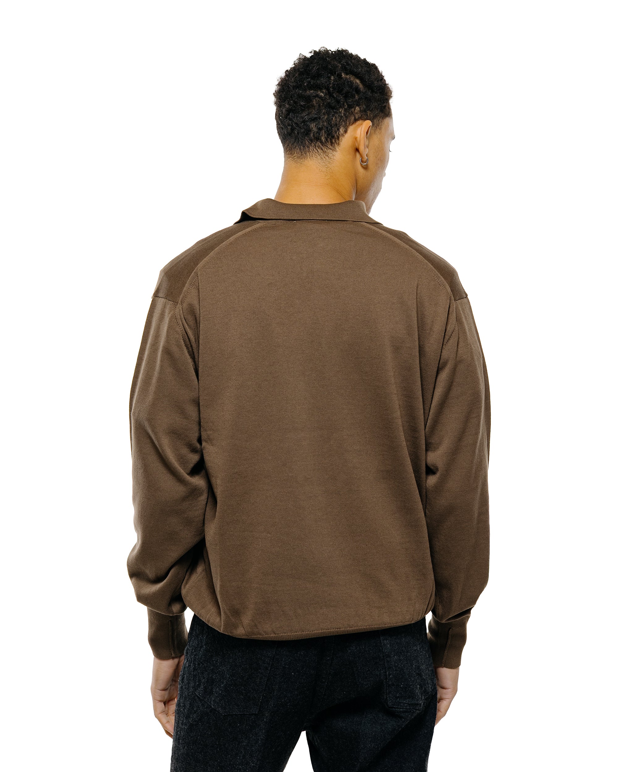 トップス KAPTAIN SUNSHINE KNIT SKIPPER SHIRT LS Cotton Knit Skipper Shirt | KNIT | KAPTAIN SUNSHINE ONLINE STORE