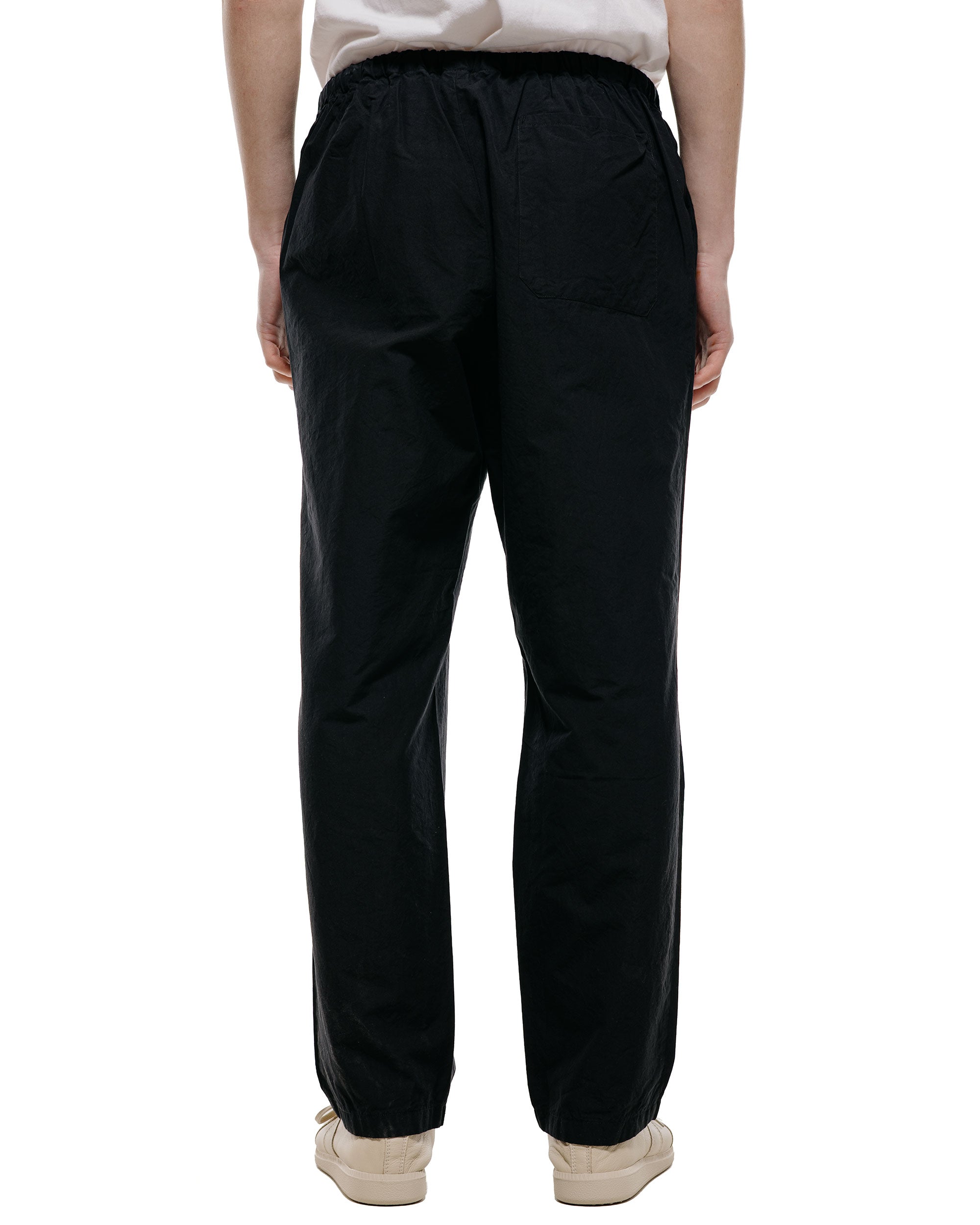 KAPTAIN SUNSHINE Cotton Silk Walk Easy Trousers Black