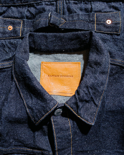 KAPTAIN SUNSHINE Denim Tracker 1P Jacket Indigo