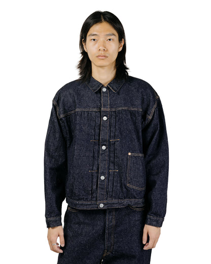 KAPTAIN SUNSHINE Denim Tracker 1P Jacket Indigo One Wash